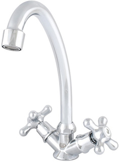 KLIP 705 смеситель для кухни двуручный без подводки NO Name