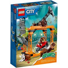 Конструктор LEGO City Трюковое испытание Нападение акулы 60342