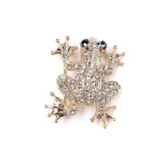 Брошь из бижутерного сплава с swarovski Moon Paris MoS-21.10-014_01