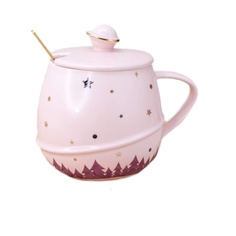 Кружка "Planet and stars", pink (440 ml) No Brand