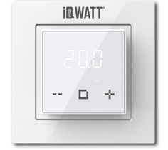 Электронный программируемый термостат IQ THERMOSTAT D white WI-FI Iqwatt