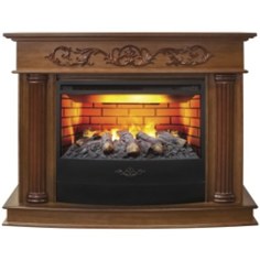 Электрокамин с широким очагом 3D Real-Flame Milano 25/25,5 NT с очагом 3D Firestar 25,5