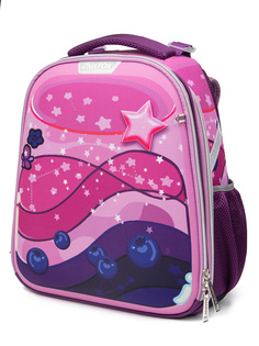 Школьный каркасный ранец Znatok с ортопедической спинкой 1078G розовый Знаток