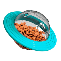 Игрушка-кормушка для кошек и собак Тарелка, цвет голубой, Pets & Friends PF-BOWL-20