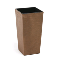 Цветочный горшок Lamela Финезия эко джуто 388301 натуральное дерево 1 шт.