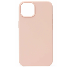 Чехол Silicon WS для iPhone 14 (без лого), пудра No Brand