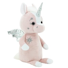 Мягкая игрушка Kult of toys Единорог Юни, цвет розовый, 30 см