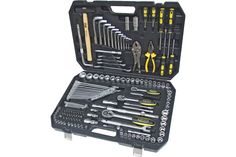 ЭВРИКА Набор инструмента 1/4"&3/8"&1/2"DR 6-гранный 142 предмета  ER-80142