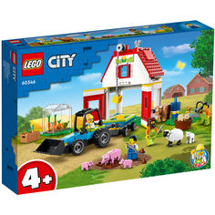 Конструктор LEGO City Ферма и амбар с животными 60346