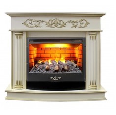Электрокамин с широким очагом 3D Real-Flame Milano 25/25,5 с очагом 3D Firestar 25,5