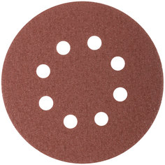Круги абразивные шлифовальные перфорированные на ворсовой основе под "липучку" (Р60, 125 м Cutop
