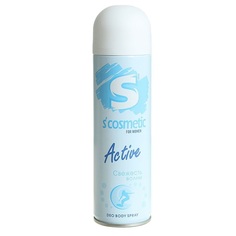 Дезодорант для тела Scosmetics Active Свежесть волны женский, спрей, 145 мл