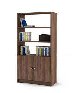 Стеллаж МФ Владимир Бостон-3 Дуб Апрель Темный