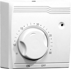 Терморегулятор механический для инфракрасного обогревателя и тепловой завесы (до 3000 Вт) NO Name