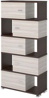 Стеллаж Мэрдэс СБ-30/5 Венге/Карамель Merdes