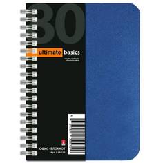 Блокнот Альт Off-line А6 80 листов синий в клетку спираль (105x140 мм) 45247