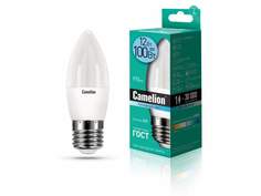 Лампа светодиодная CAMELION, E27, 12W, 4500K, "Свеча", арт. 695000 - (10 шт.)