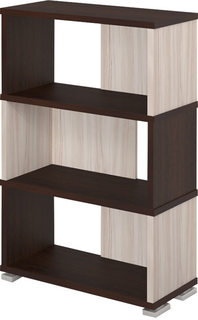 Стеллаж Мэрдэс СБ-10/3 Венге/Карамель Merdes