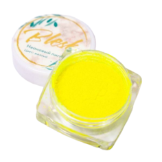 Набор, Blesk, Дизайн для ногтей «Неоновый пигмент», желтый, 5 шт.