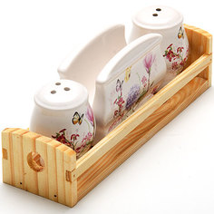 Набор для специй 4 предмета БАБОЧКИ LORAINE 25634 KSMB-25634