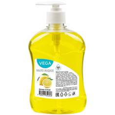 Жидкое мыло VEGA Лимон, арт. 314218, 500мл x 4шт.