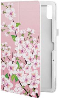 Кожаный чехол подставка для HONOR Pad V6 GSMIN Series CL (Белый) (Дизайн 314)