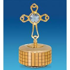 Фигурка декоративная crystal temptations, Крест, 10 см, музыкальная