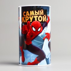 Копилка детская "Самый крутой", Человек-паук, 6,5 х 12 см Marvel