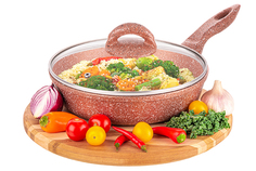 Сковорода универсальная Elan Gallery Гармония вкуса 22 см черный 120955