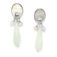 Серьги из бижутерного сплава с жемчугом Nature Bijoux NB20.2-12-75021