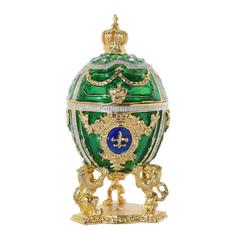 Шкатулка яйцо малое «Царское» Фаберже Russia The Great