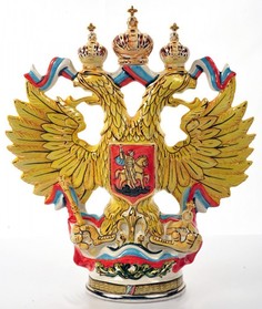 Подарочный штоф с золотом Орел Лефортовский Фарфор