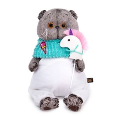 Мягкая игрушка Басик и Ко Басик с единорогом, 30 см Budi Basa