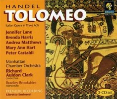 Handel - Tolomeo / J. Lane · B. Harris · A. Matthews · M.A. Hart · P. Castaldi VOX