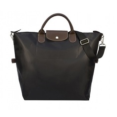 Дорожная сумка унисекс Antan 2-313 черная, 36 х 30 (36) х 27 см