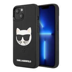 Чехол для смартфона Lagerfeld 3D Rubber case для iPhone 13 mini (KLHCP13SCH3DBK) чёрный