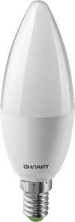 Лампа светодиодная ОНЛАЙТ E14 10W 2700K "Свеча" арт. 660478 - (10 шт.)
