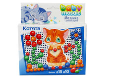 Мозаика детская с аппликацией Toys Union Котята 65 фишек