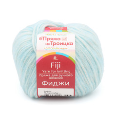 Пряжа из Троицка Фиджи, 50 г, 95 м, 60 светло-голубой, 5 мотков