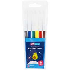 Набор фломастеров Artspace "Космические Приключения", арт. 308029, 6 цв х 24 упак.