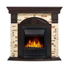 Electrolux Torre Classic с очагом Classic EFP/P-1020LS камень сланец, шпон венге