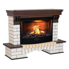 Электрокамин нового поколения Real-Flame Country 33 AO с очагом 3D Firestar 33