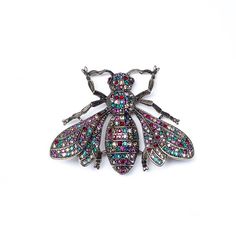 Брошь из бижутерного сплава с swarovski Moon Paris Mo-22.03-006_01
