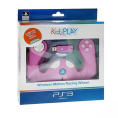Руль KidzPLAY Детский беспроводной розовый (PS3) Oklick
