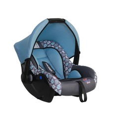Автокресло переноска Siger SG321 лазурные слоны, серия Kids Planet Luna, 0-13 кг 0-13 кг