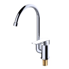 Смеситель для кухни KITCHEN высокий поворотный излив KIT1204 Konner