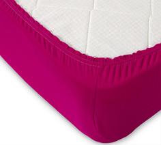 Простыня Трикотажная на Резинке Бордовый (пл. 140 г/м2) 120х200х20 Текс-Дизайн
