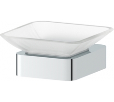 Artwelle Мыльница Artwelle Regen 8322 матовое стекло, хром