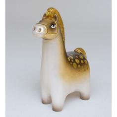 Фигурка декоративная Art East, Лошадь Стелла, 16 см, золото