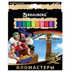 Набор фломастеров Brauberg "Корсары", арт. 150564, 12 цв х 5 упак.
